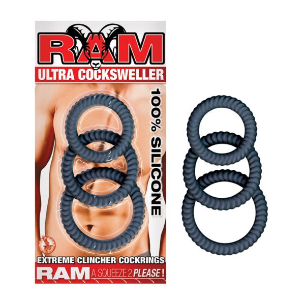 Ram Ultra Cocksweller Cock rings Black