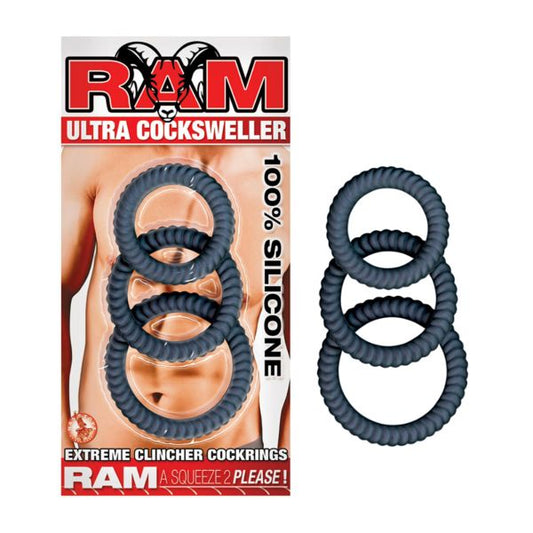 Ram Ultra Cocksweller Cock rings Black
