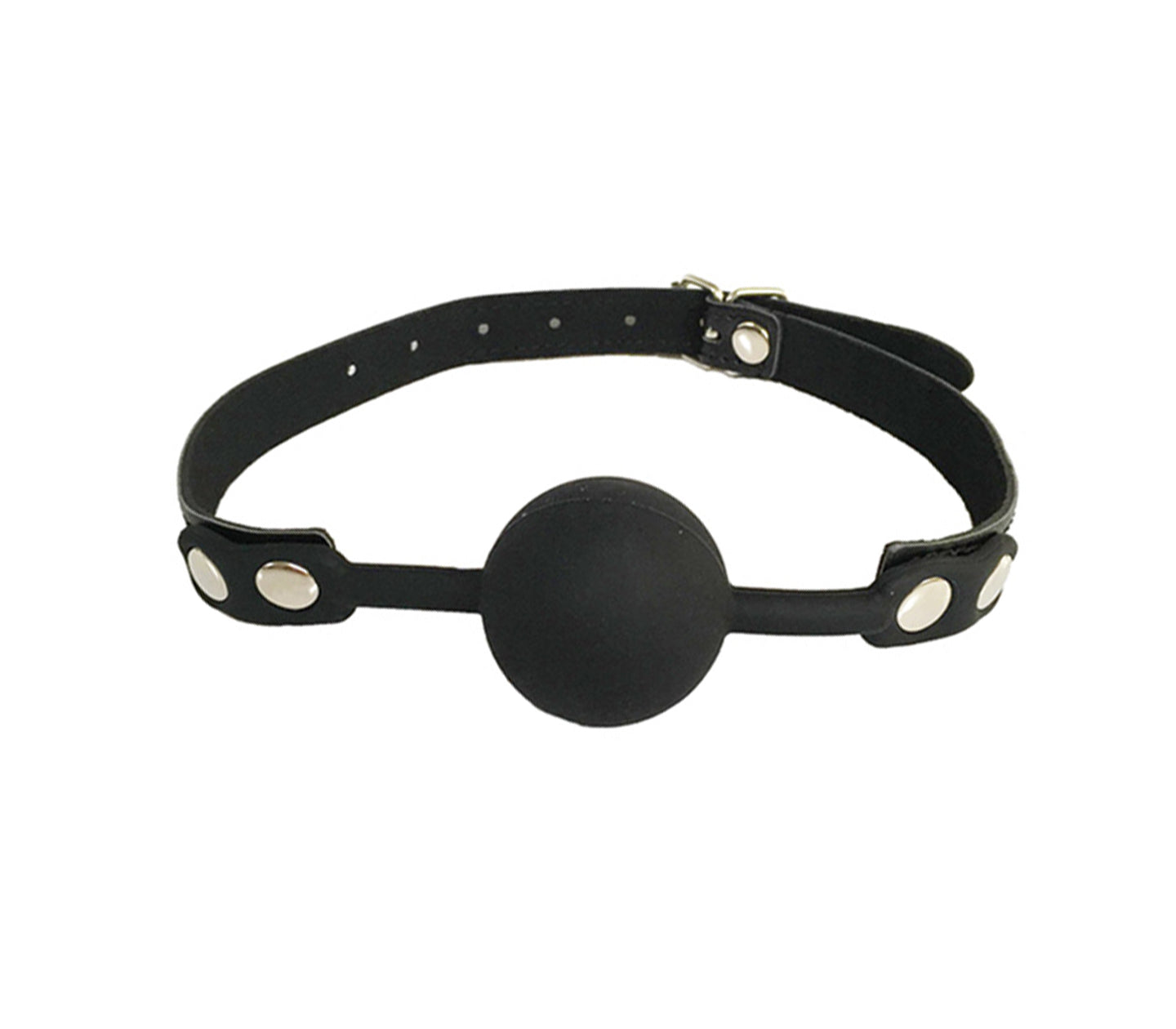 Gag006 Faux Leather Gag With Silicone Ball