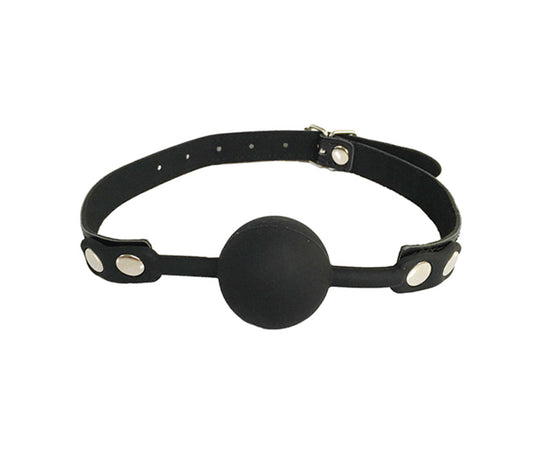 Gag006 Faux Leather Gag With Silicone Ball
