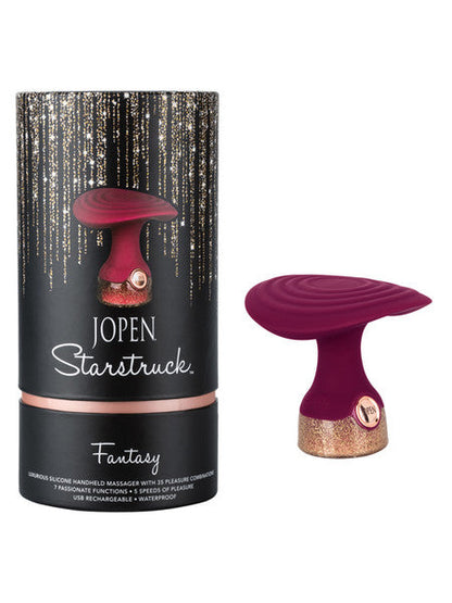 Starstruck Fantasy Uniquely Ribbed Handheld Massager w/ 35 Functions of Vibration