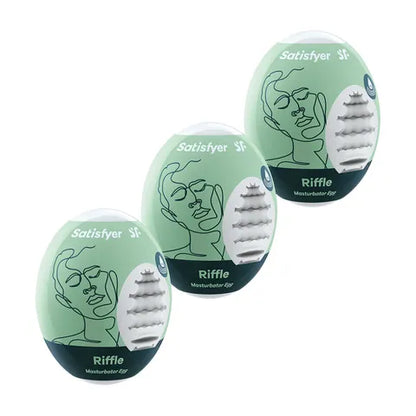 Satisfyer Masturbator Eggs 3-Pack - Riffle