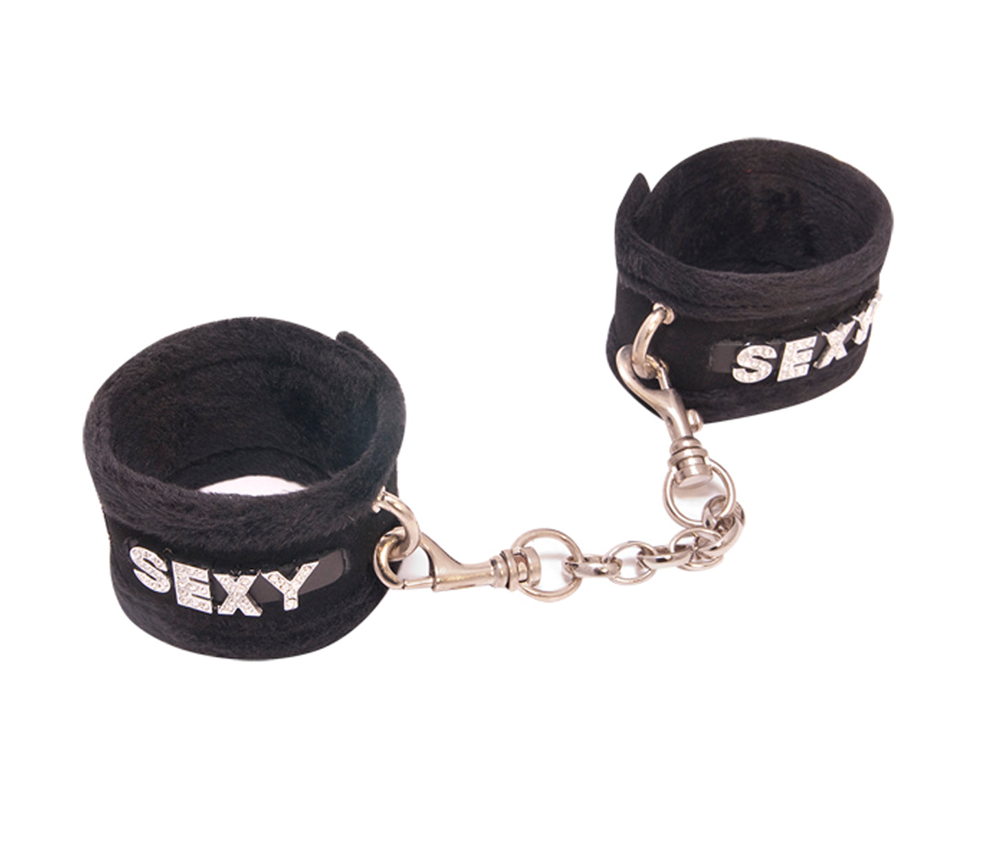 Han016A Fluffy Diamante Sexy Wrist Restraints