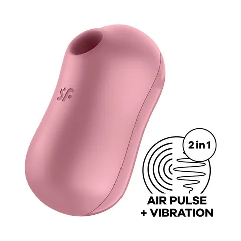 Satisfyer Cotton Candy Air Pulse - Light Red