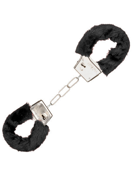 Playful Furry Cuffs Black
