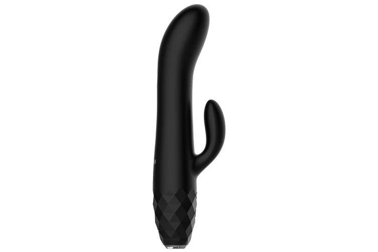 Playful Diamonds The Baroness - Rechargeable Rabbit Vibe Black