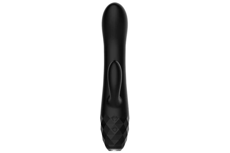 Playful Diamonds The Baroness - Rechargeable Rabbit Vibe Black