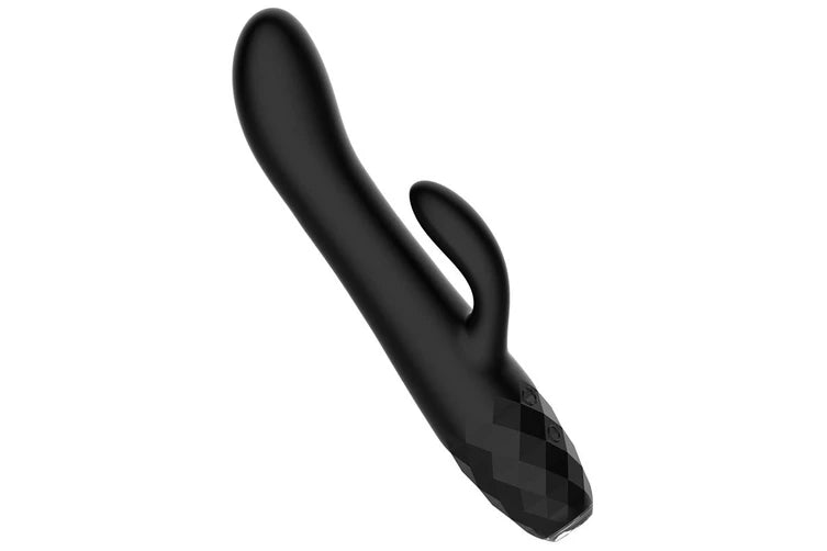 Playful Diamonds The Baroness - Rechargeable Rabbit Vibe Black