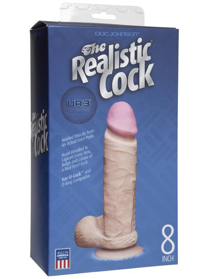 The Realistic Ur3 Cock 8" (Flesh)