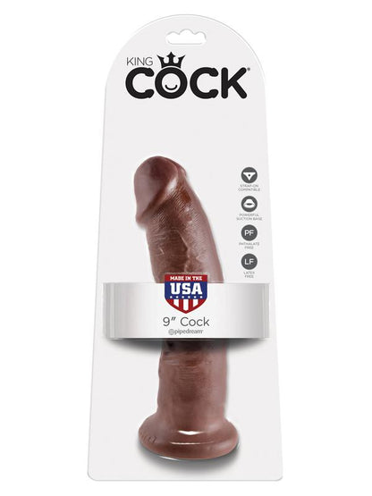 King Cock 9'' Cock - Black 22.9 cm (9'') Dong