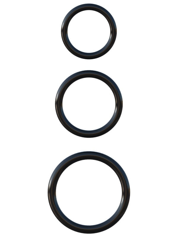 Fantasy C-Ringz Silicone 3-Ring Stamina Set