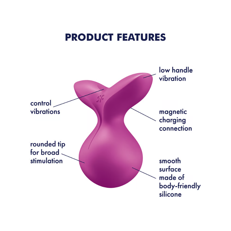 Satisfyer Viva La Vulva 3 Vibrator Stimulator - Violet
