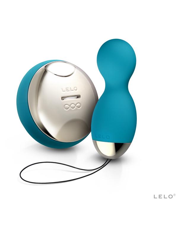 Lelo Hula Beads Vibrator Remote Controlled 8 Stimulation Modes 100% Rechargeable - Ocean Blue