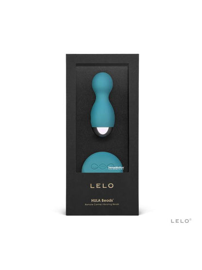 Lelo Hula Beads Vibrator Remote Controlled 8 Stimulation Modes 100% Rechargeable - Ocean Blue
