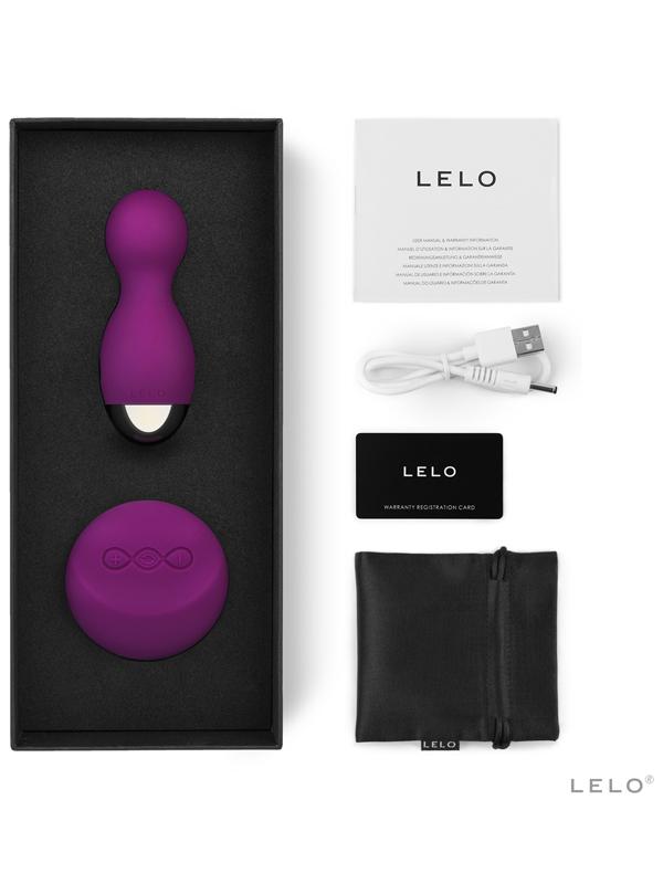 Lelo Hula Beads Vibrator Remote Controlled 8 Stimulation Modes 100% Rechargeable - Deep Rose