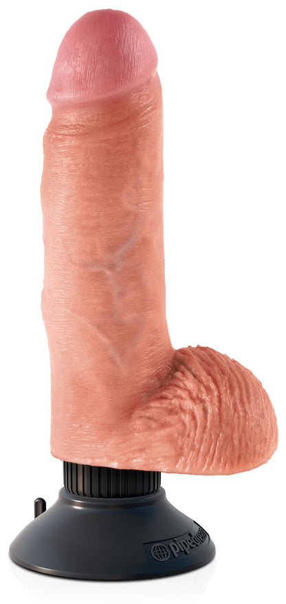 King Cock 7'' Vibrating Cock with Balls