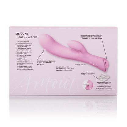 Jopen Amour Silicone Dual G Vibe in Pink