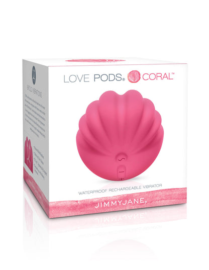 Love Pods - Coral Rechargeable Vibrator