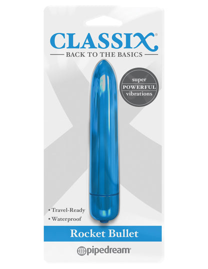 Classix Rocket Bullet - Metallic Blue 8.9 cm Bullet
