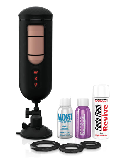 Pipedream Extreme Toyz Elite Vibrating Mega Milker - Flesh USB Rechargeable Powered Stroker