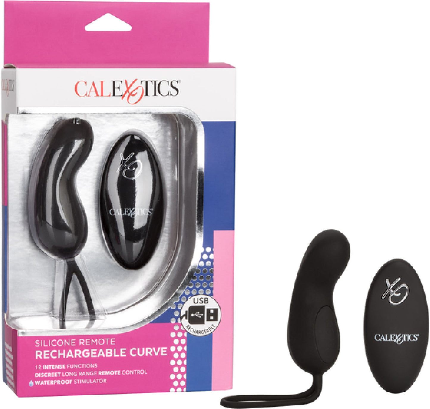 Silicone Remote Rechargeable Curve (Black)