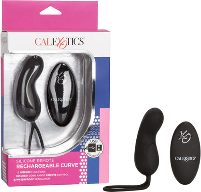 Silicone Remote Rechargeable Curve (Black)