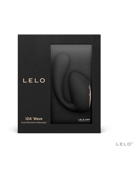 Lelo Ida Wave Powerful Vibrator Stimulator Massager Ultimate Comfort Body Safe Silicone - Black
