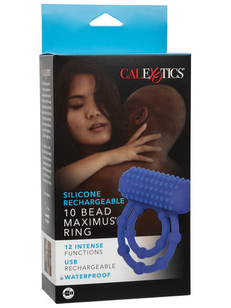 Silicone Rechargeable 10 Bead Maximus Ring