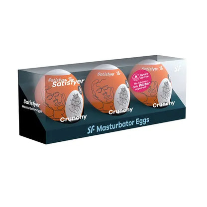 Satisfyer Masturbator Eggs 3-Pack - Riffle