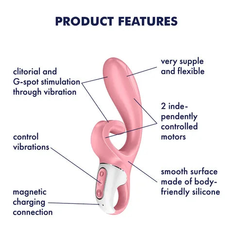 Satisfyer Hug Me Rabbit Vibe App Control - Turquoise