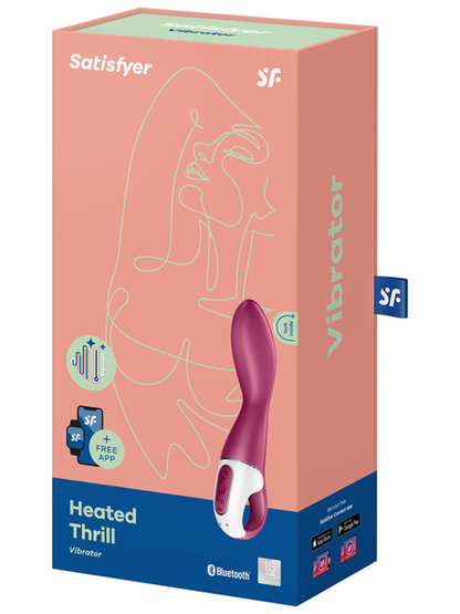 Satisfyer Heated Thrill Connect App Stimulation w/ Warm Vibrations