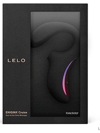 Lelo Enigma Cruise Dual Stimulator Powerful Intense Vibrations Sonic Massager - Black