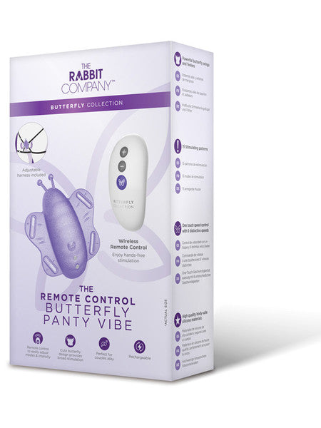 Remote Control Butterfly Panty Vibe Purple
