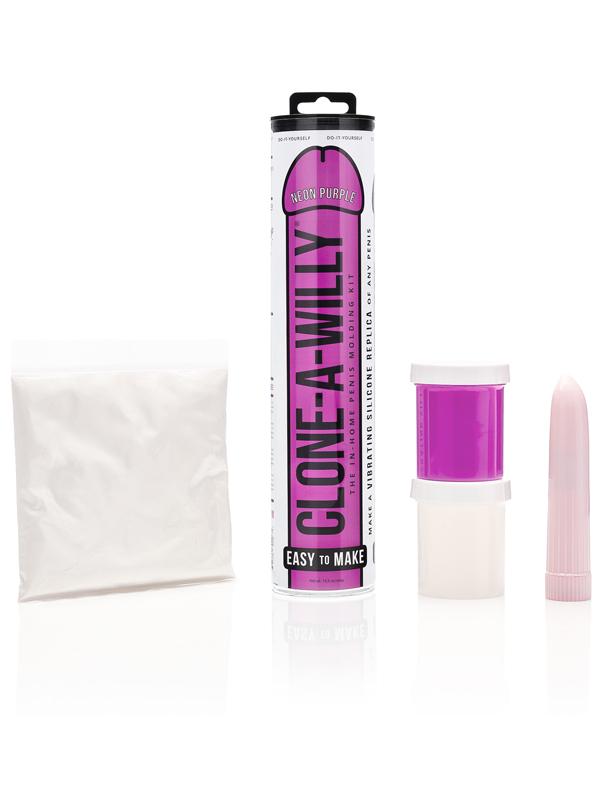 Clone a Willy Neon Silicone Purple