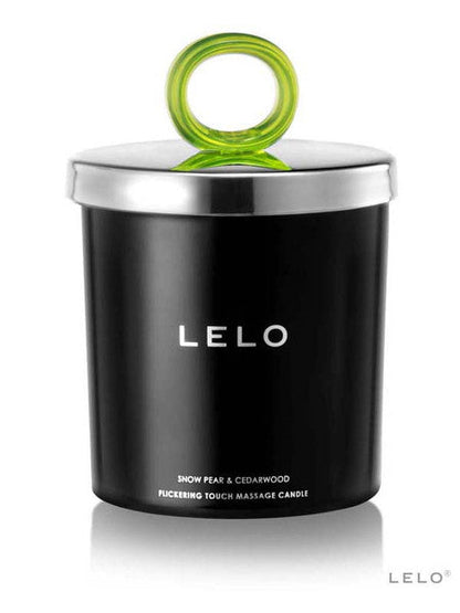 Lelo Massage Candle All Natural Soy Wax Luxurious Softening Long Lasting Oil - Snow Pear And Cedarwood