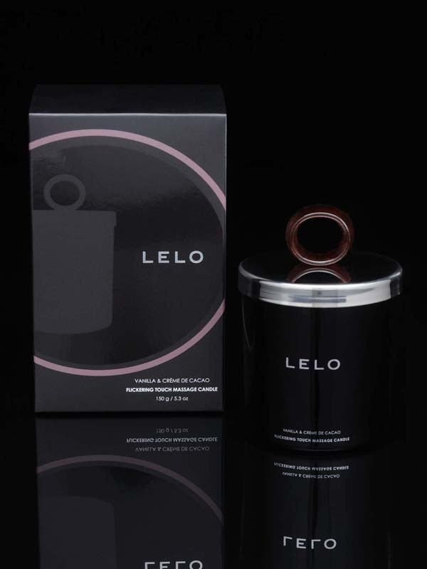 Lelo Massage Candle All Natural Soy Wax Luxurious Softening Long Lasting Oil - Vanilla And Creme De Cacao