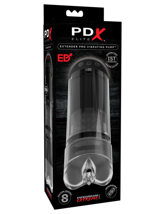 Pipedream Extreme Toyz Elite Extender Pro Vibrating Penis Pump