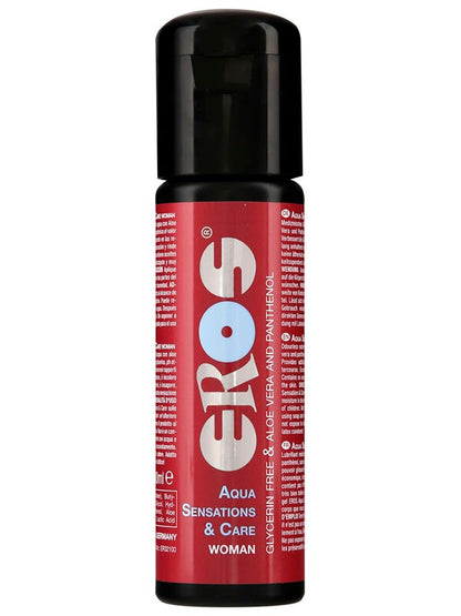 Eros Aqua Sensation And Care Water Based Skin Friendly Unique Lubricant - 100 ml