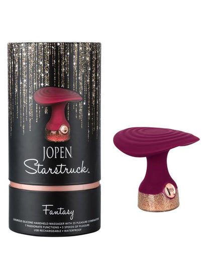 Starstruck Fantasy Uniquely Ribbed Handheld Massager w/ 35 Functions of Vibration