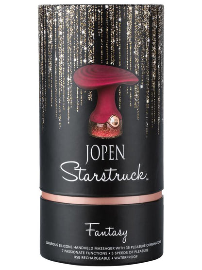 Starstruck Fantasy Uniquely Ribbed Handheld Massager w/ 35 Functions of Vibration