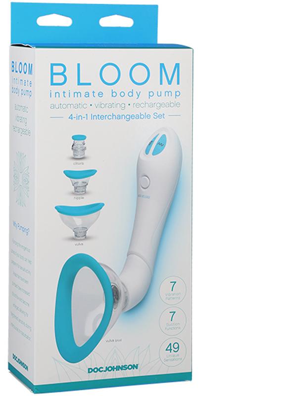 Intimate Body Pump - Automatic - Vibrating - Rechargeable (Sky Blue/White)
