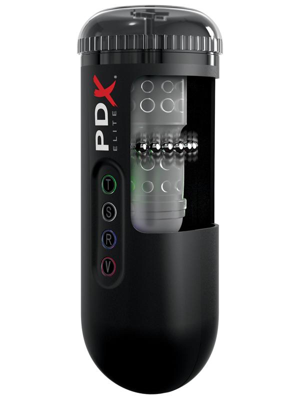Pipedream Extreme Toyz Elite Moto Blower - Black Powered Masturbator