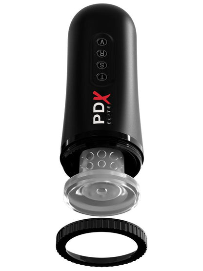 Pipedream Extreme Toyz Elite Moto Blower - Black Powered Masturbator