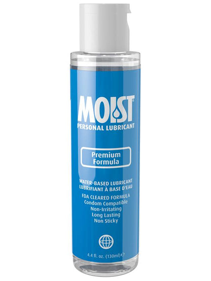 Moist Premium Formula - Water Based Lubricant - 130 ml Bottle