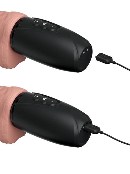 King Cock Plus 6.5'' Thrusting Cock with Balls - Flesh 16.5 cm Thrusting Dong