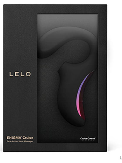 Lelo Enigma Cruise Dual Stimulator Powerful Intense Vibrations Sonic Massager - Black
