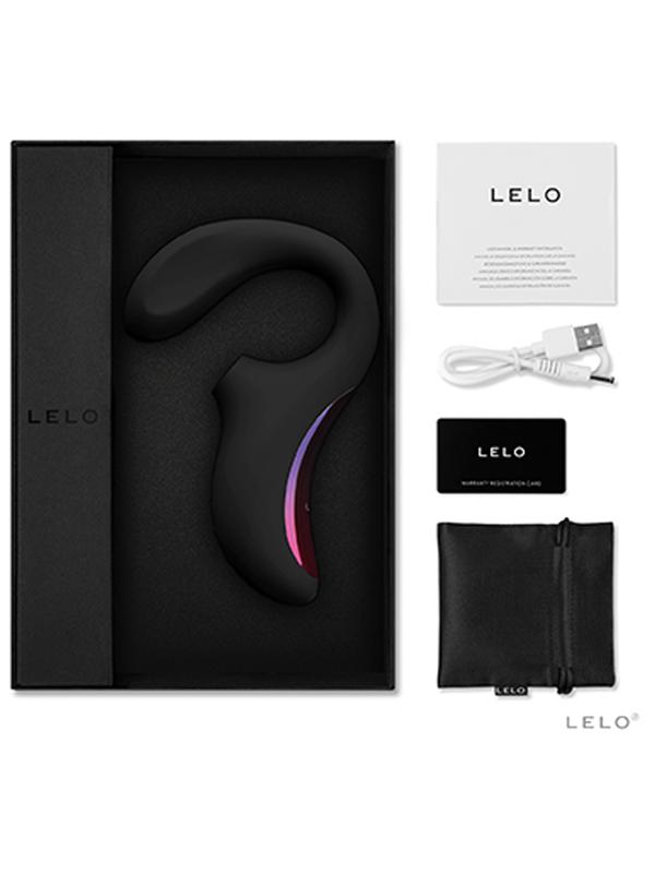 Lelo Enigma Cruise Dual Stimulator Powerful Intense Vibrations Sonic Massager - Black