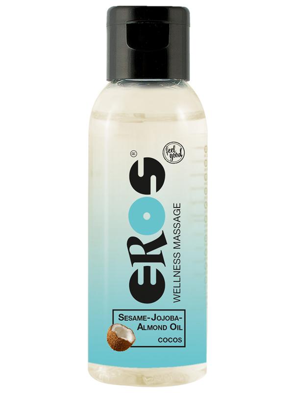 Eros Wellness Massage Oil Three Pack Vanilla Caramel And Cocos 50ml