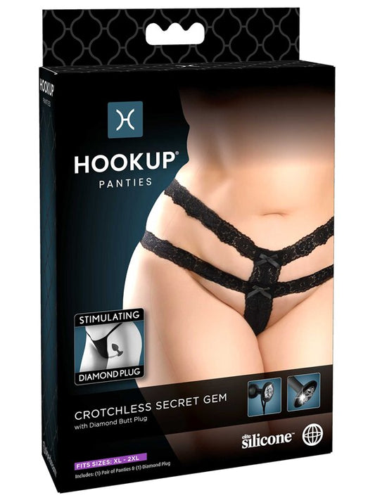 HOOKUP Crotchless Secret Gem