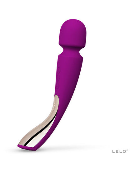 Lelo Smart Wand 2 Medium Luxurious Full Body Powerful Wand Massager Vibrator - Deep Rose